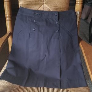 Ann Taylor petites skirt, blue size 0P